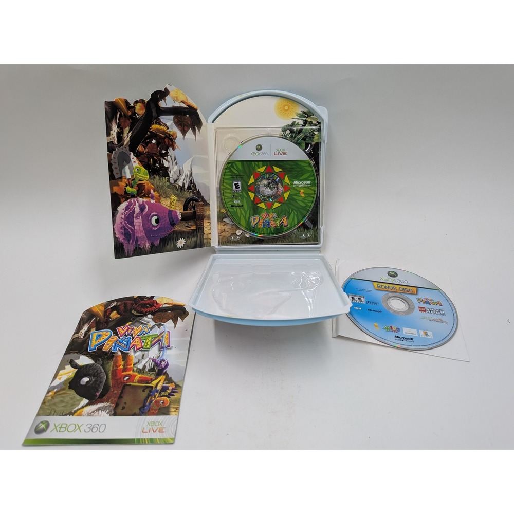 Viva Pinata Xbox 360 Horstachio Collectible Tin Case with Bonus Disc & Manual